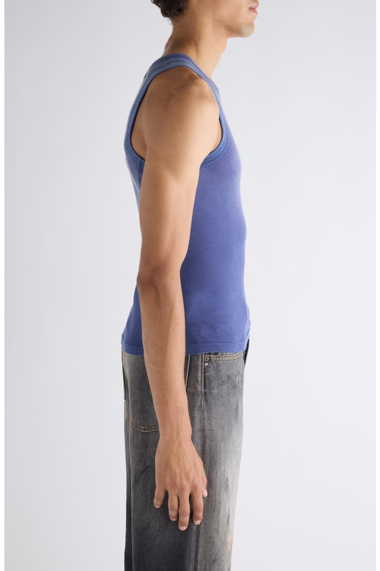 Eitch U Sunkissed Rib Tank Top, Alternate, color, NAVY