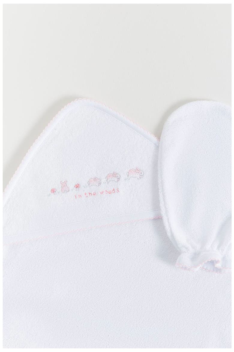 Premium Peruvian Pima Cotton In The Woods Towel for Infant, Alternate, color, Pink