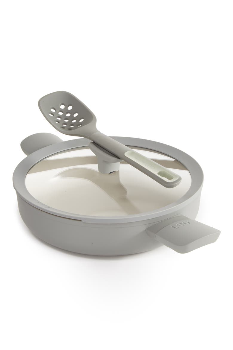 Leo Balance 3-Quart Saute Pan, Alternate, color, GREY