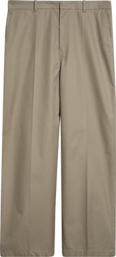 Balenciaga Oversize Cotton Twill Chinos