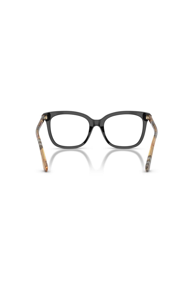 51mm Square optical glasses, Alternate, color, Black