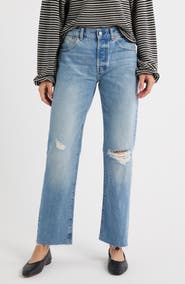 Madewell The Dean Easy Straight Jeans