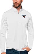 ANTIGUA Men's Antigua White Maine Black Bears Tribute Quarter-Zip Top