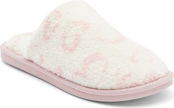 Heart Faux Shearling Slipper