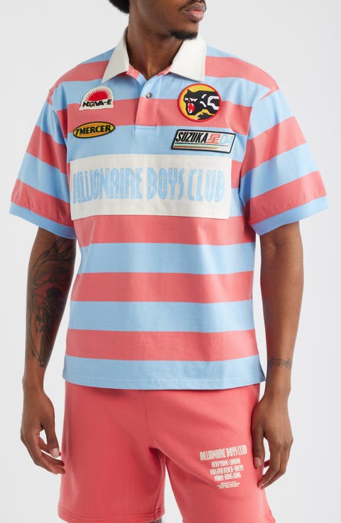 Trails Stripe Cotton Polo