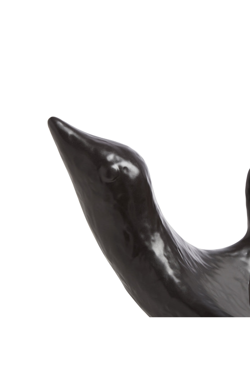 Jonathan Adler Vallauris Flying Bird Bowl In Black