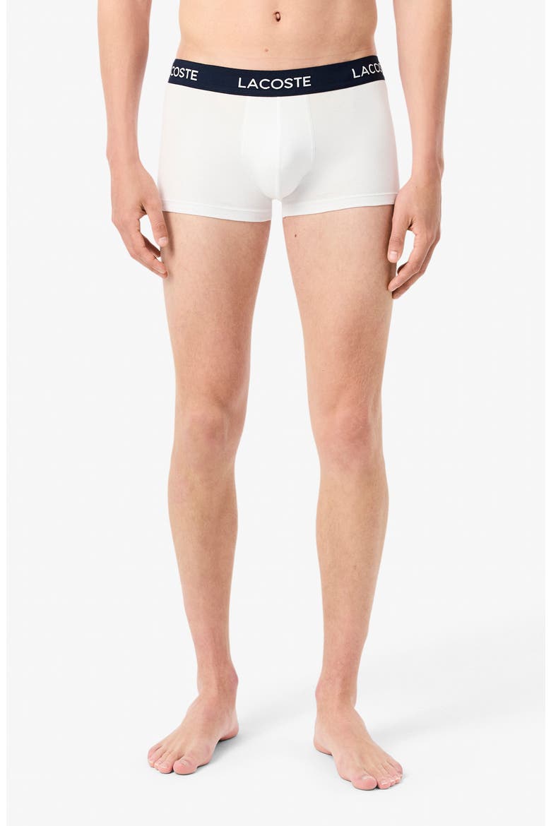 Core Essentials Stretch Cotton Boxer Briefs, Alternate, color, WHITE