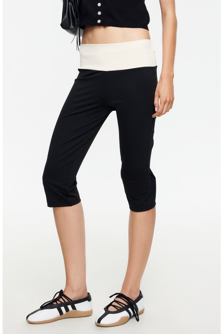 Canyon Capri Pants, Alternate, color, NOIR