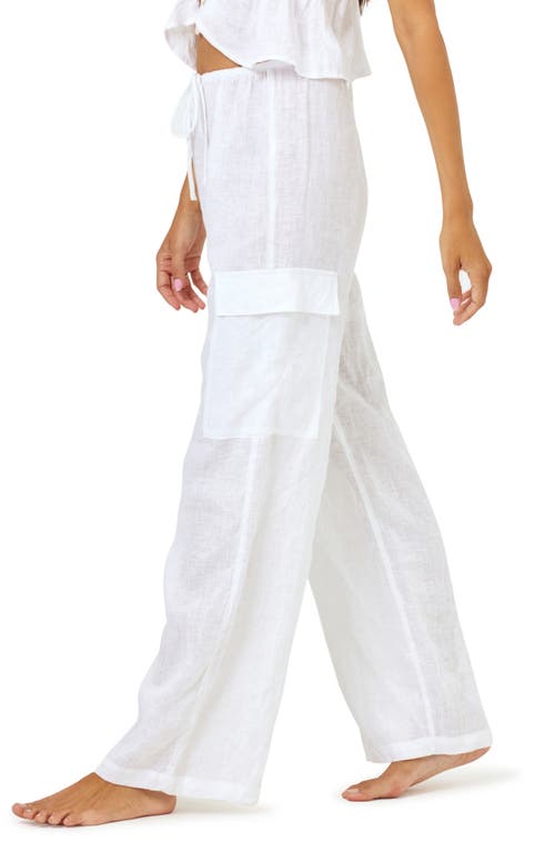 L*space Lspace Sundown Cargo Pants In White