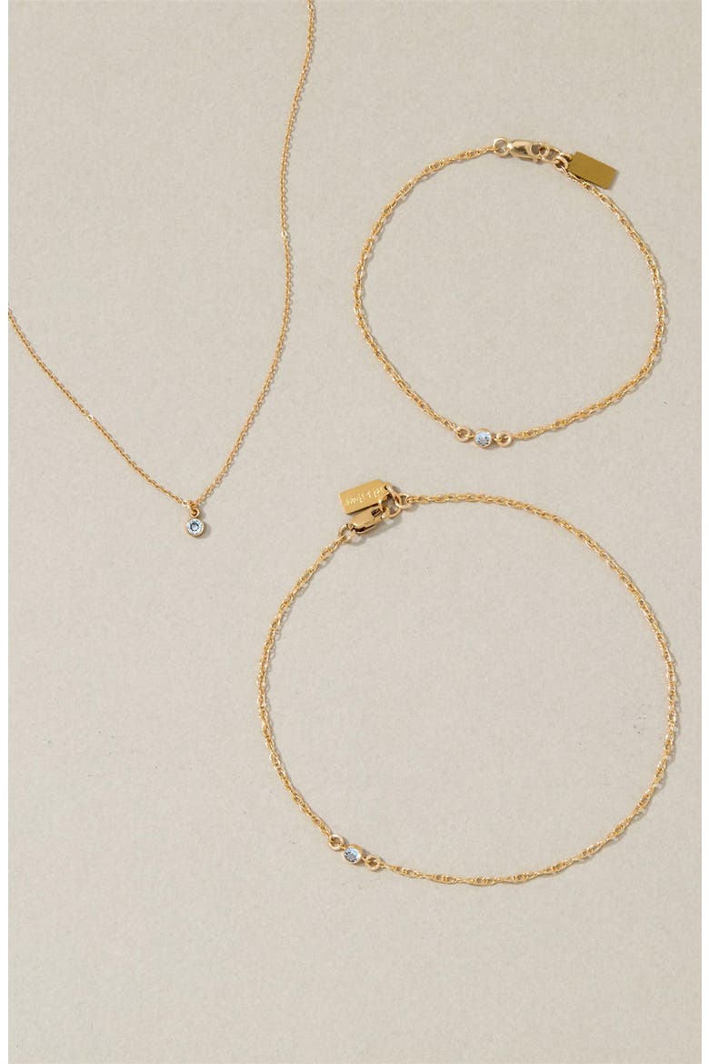 Something Blue Pendant Necklace, Alternate, color, GOLD