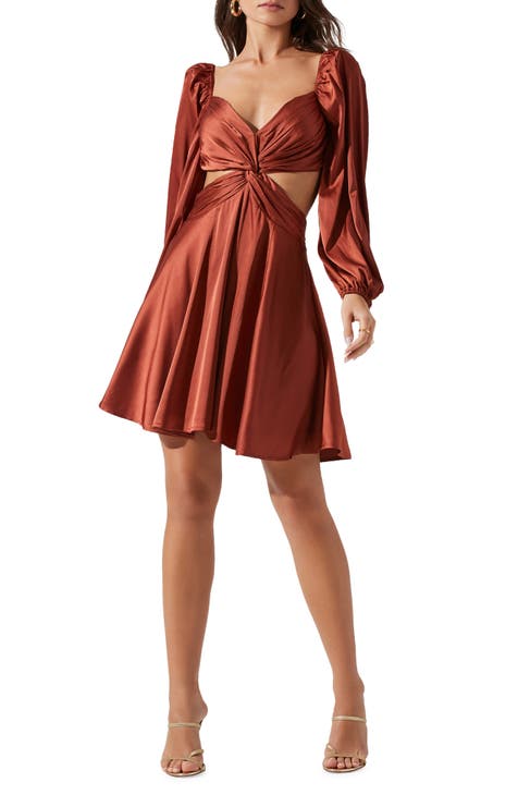 Anamaria Cutout Long Sleeve Dress