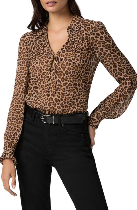 Artois Print Silk Top