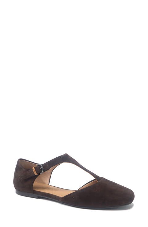 Wyatt T-Strap Flat (Women)