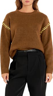 English Factory Whipstitch Sweater