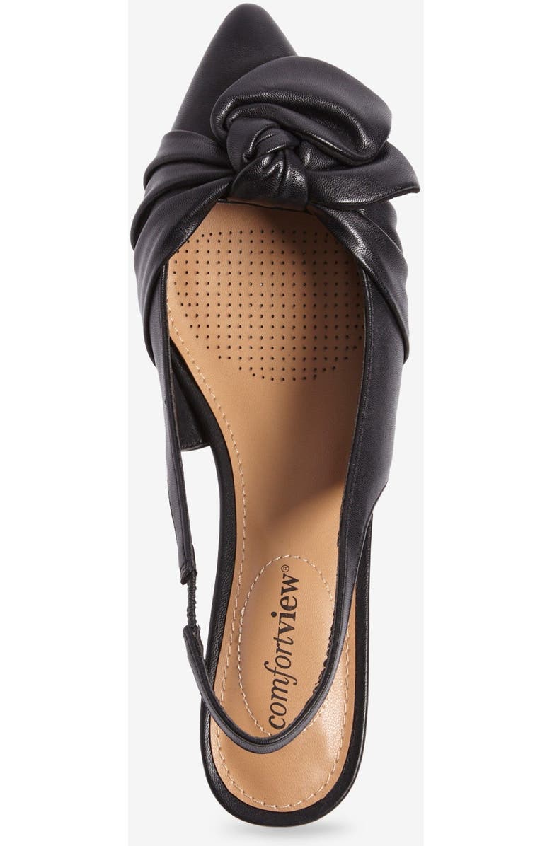 Comfortview The Tia Slingback, Alternate, color, Black