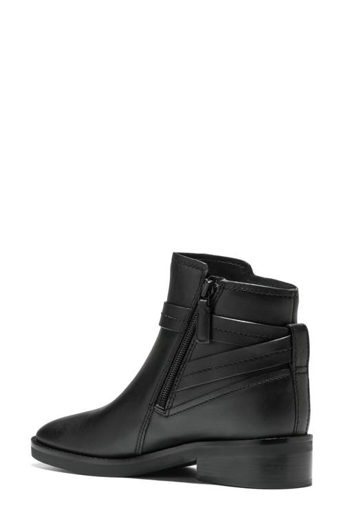Cole Haan Rosalyn Waterproof Ankle Strap Bootie In Black