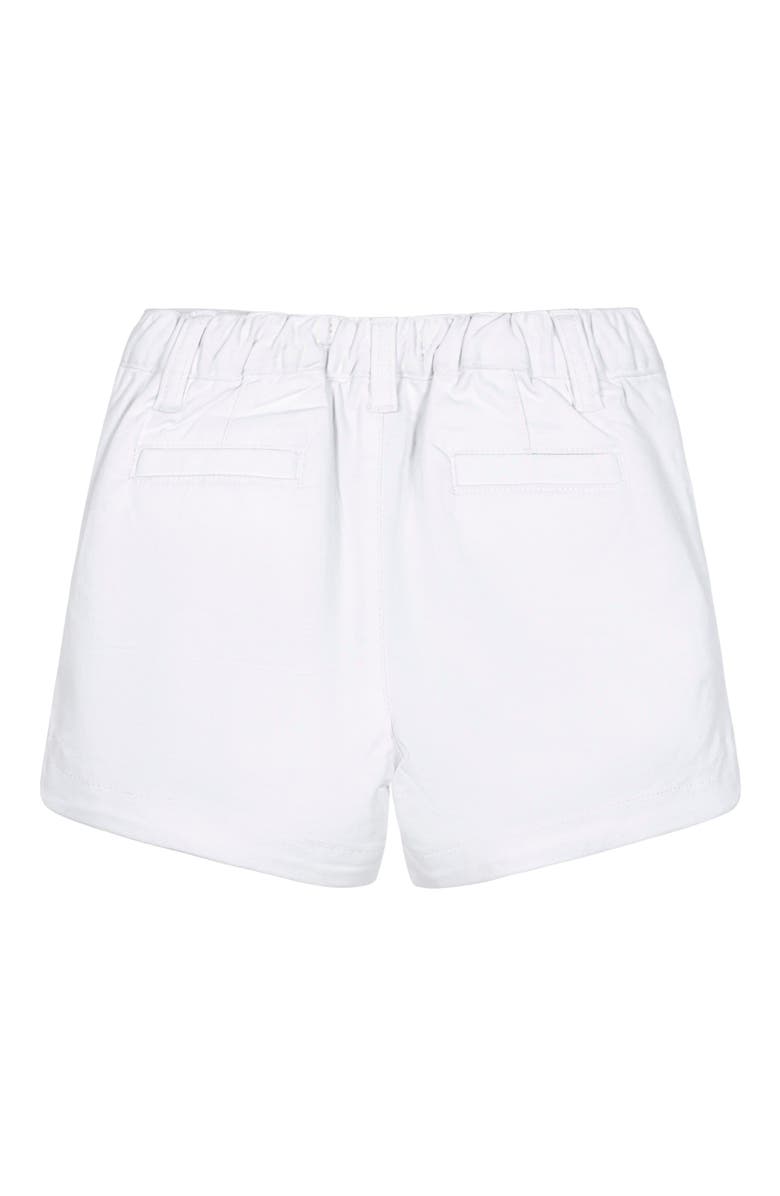 Hope & Henry Girls' Organic Stretch Chino Short, Toddler, Alternate, color, White