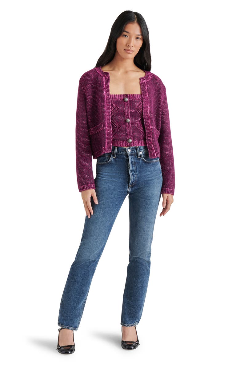 Steve Madden Emelia Sweater Jacket, Alternate, color, 