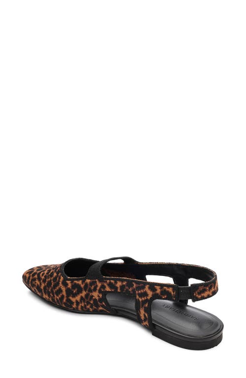 Sanctuary Klara Slingback Flat In Animal Print
