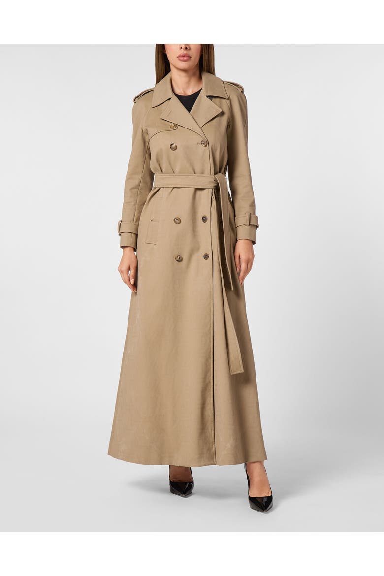 Trench Coat Monogram Women, Main, color, beige