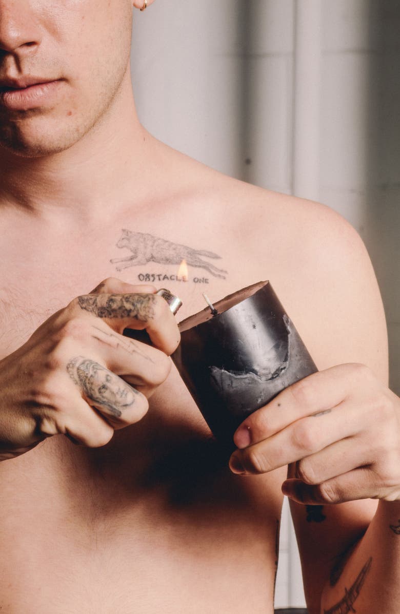 Novel Studios Vetiver Concrete Candle, Alternate, color,