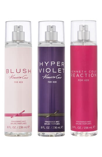 Kenneth Cole 3-piece Body Mist Set In Transparent
