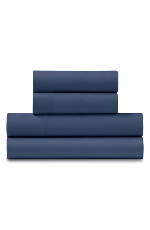 1200 Thread Count Cotton Sateen 4-Piece Sheet Set