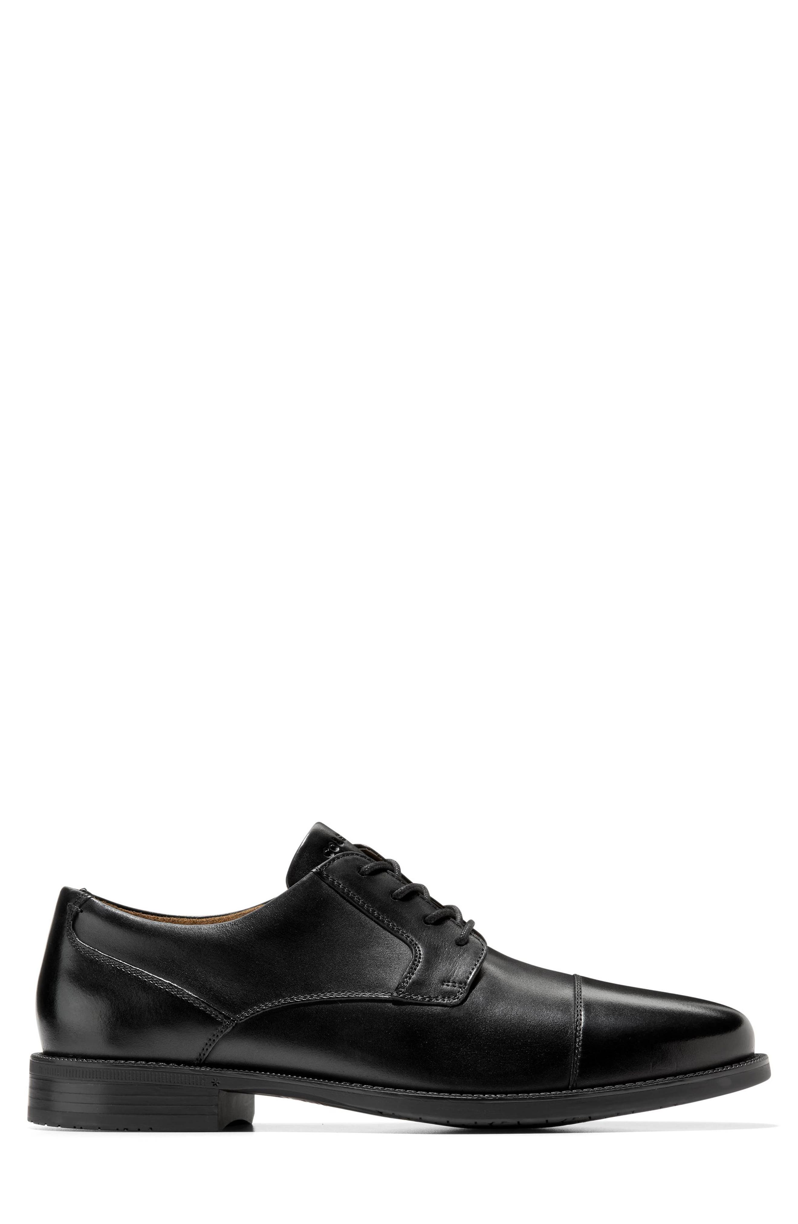 Cole Haan Bedford Cap Toe Derby, Alternate, color, Black