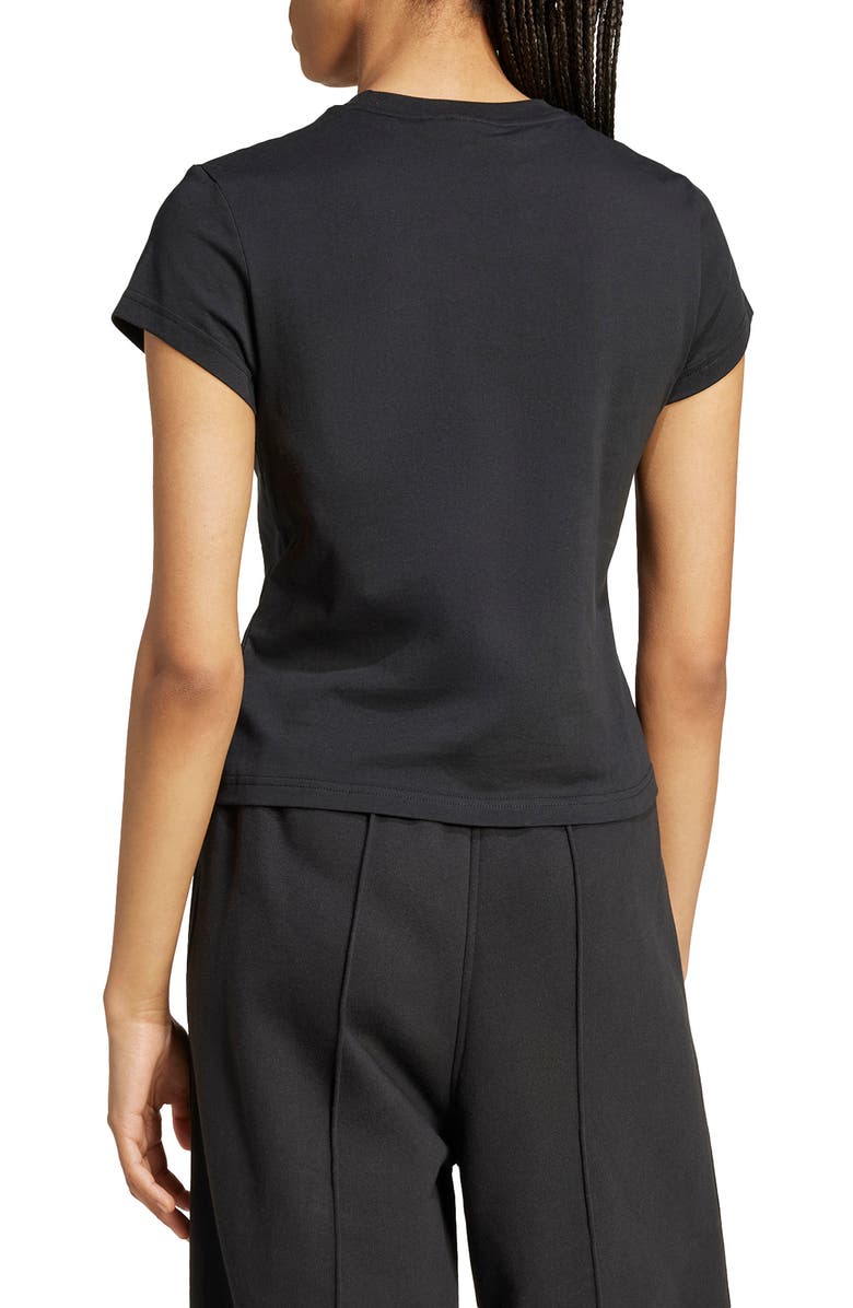 adidas Originals Essential Slim Fit T-Shirt, Alternate, color, Black
