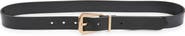 AllSaints Western Hex Leather Belt