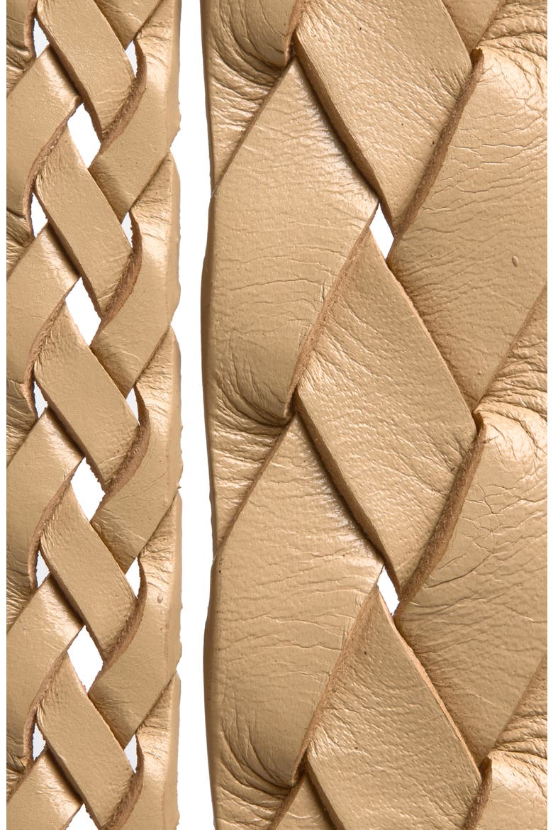 Double Braid Leather Belt, Alternate, color, TAN SHORE