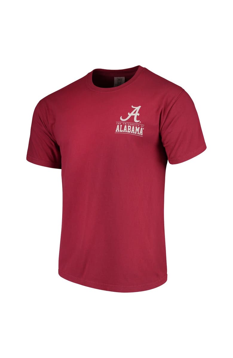 IMAGE ONE Men's Crimson Alabama Crimson Tide Comfort Colors Campus Icon T-Shirt, Alternate, color, 