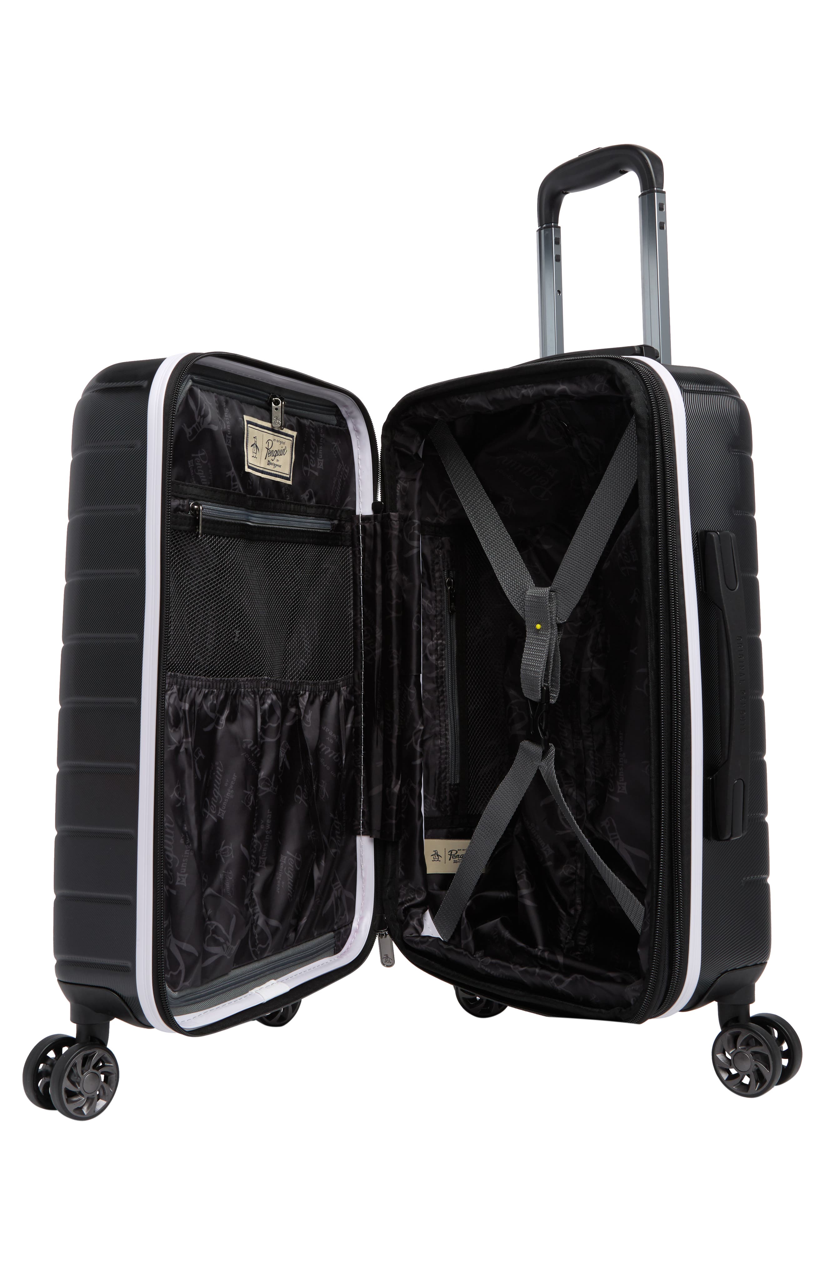 Original Penguin Aero 21" Carry-On Spinner Suitcase, Alternate, color, 