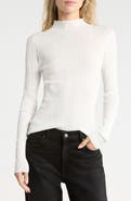 A.L.C. Hugh Mock Neck Rib Sweater