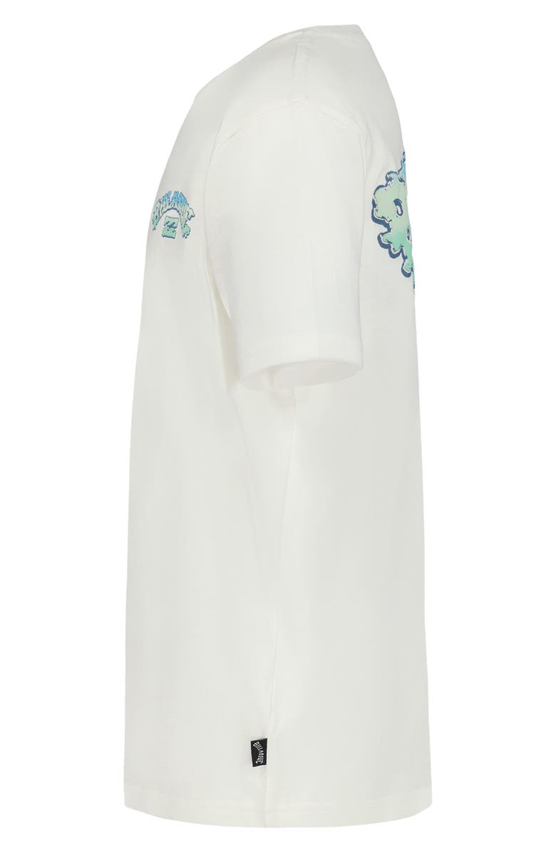 Billabong Kids' Arch Wax Logo Graphic T-Shirt, Alternate, color, Off White