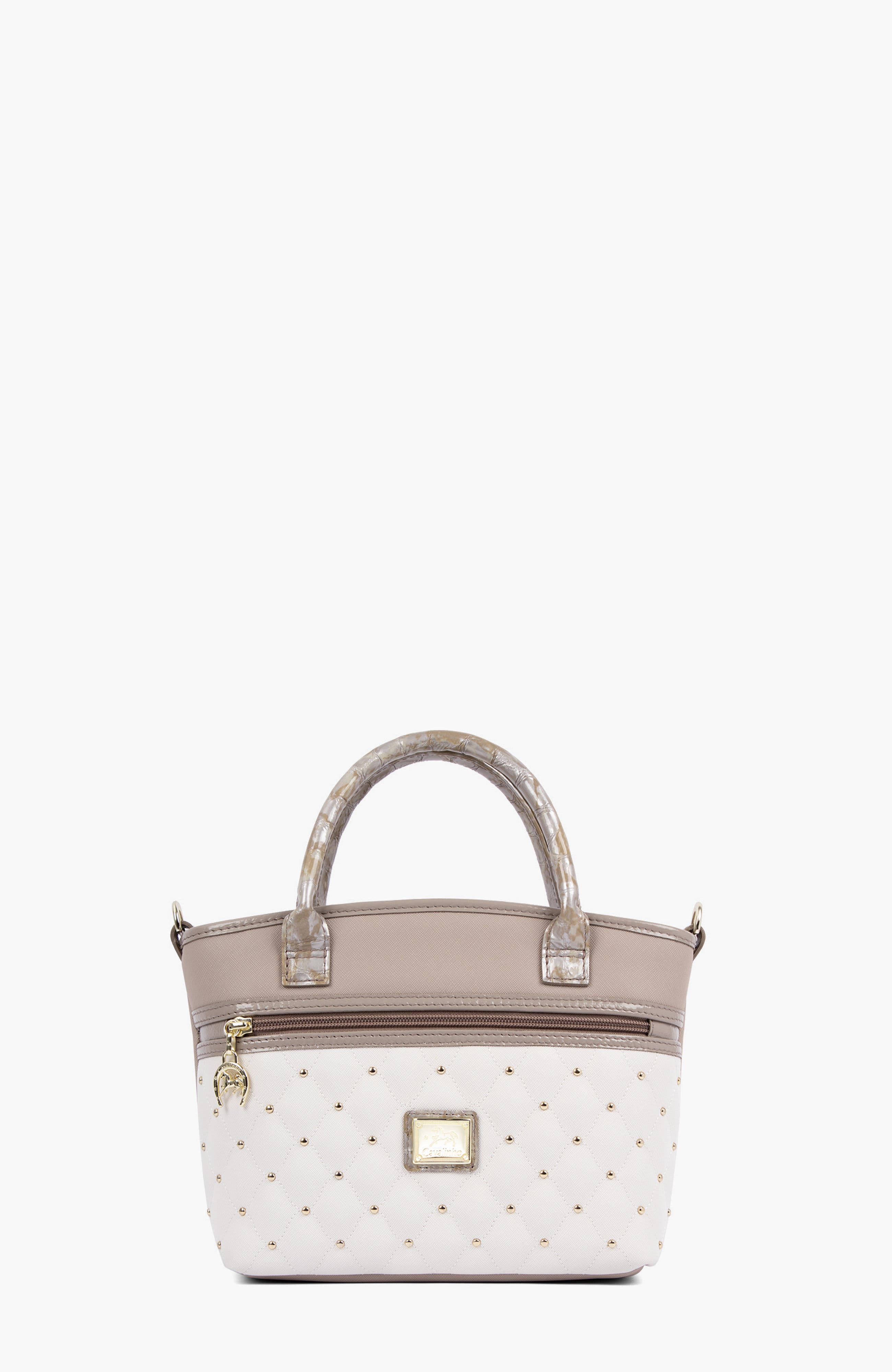 Craft 572 Mini Handbag, Main, color, Tan / White / Beige