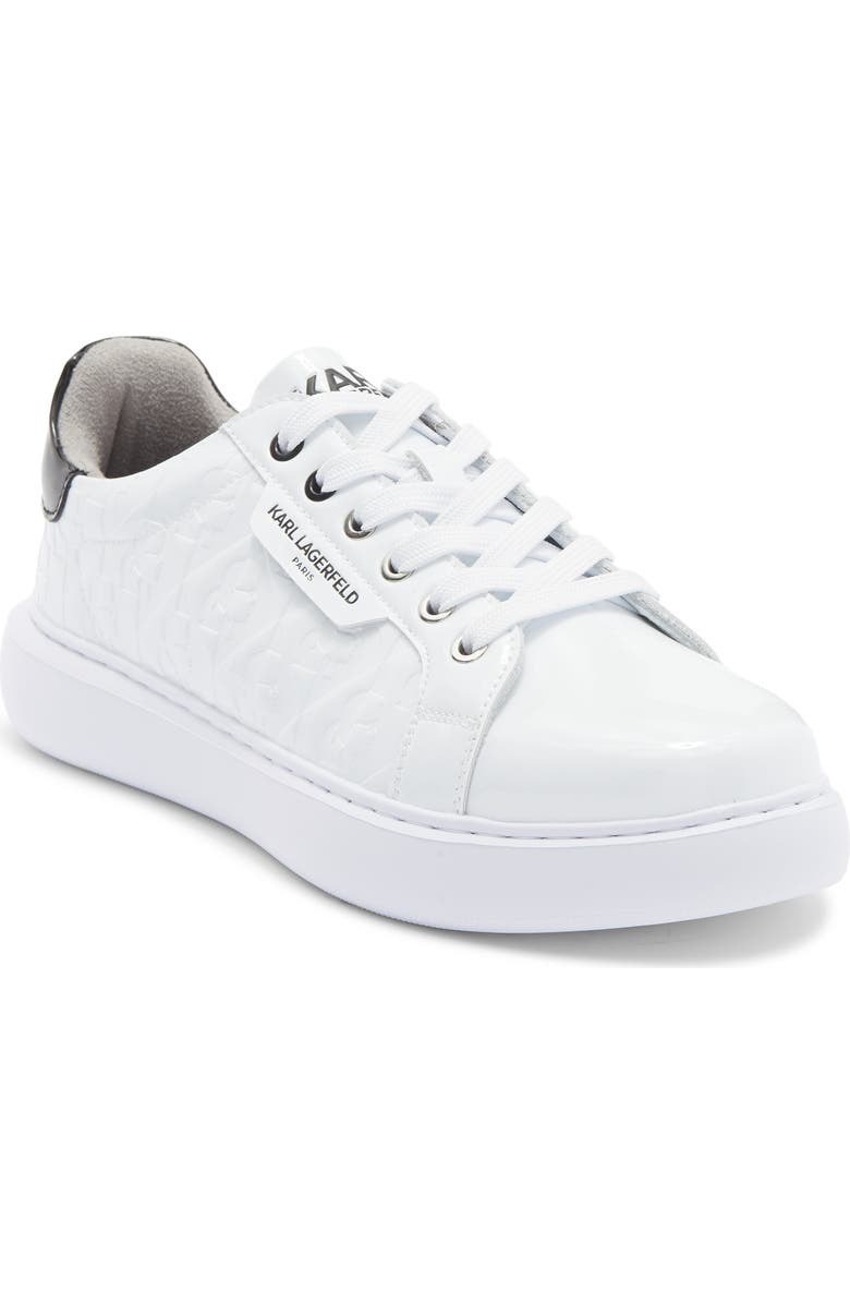 KARL LAGERFELD PARIS Karl Profile Low Top Sneaker, Main, color, White