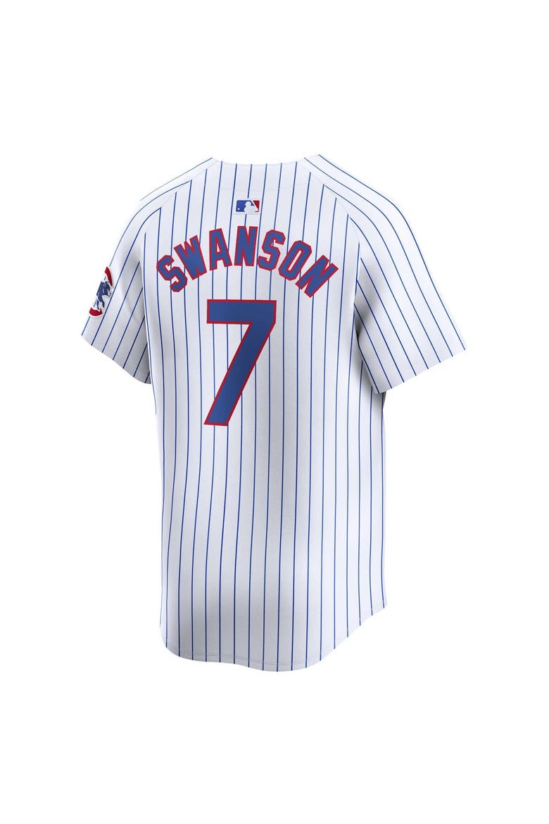Men's Nike Dansby Swanson White Chicago Cubs Home Limited Player Jersey, Alternate, color, White