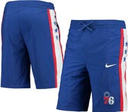 Nike Men's Nike Royal Philadelphia 76ers Courtside Heritage Shorts