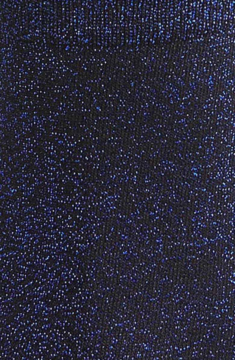 HIGH HEEL JUNGLE Glitterati Socks, Alternate, color, Sapphire