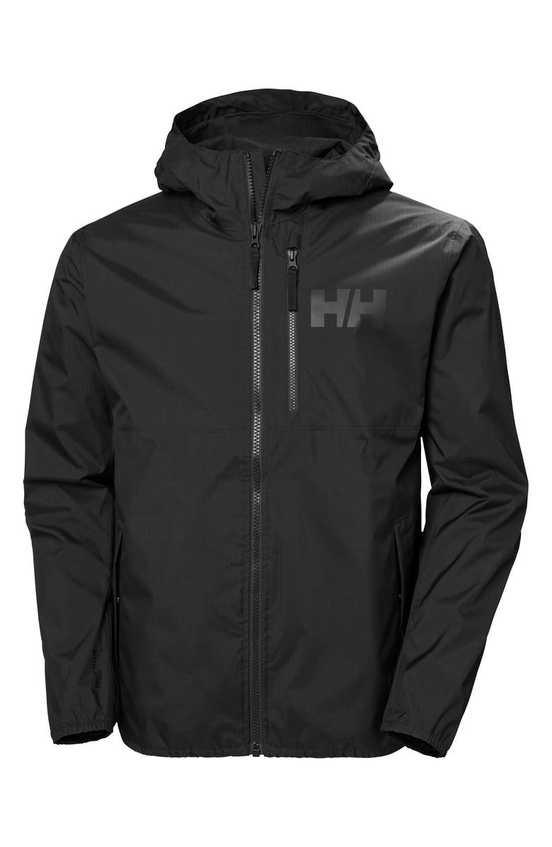 Helly Hansen Belfast Waterproof Packable Hooded Jacket, Alternate, color,