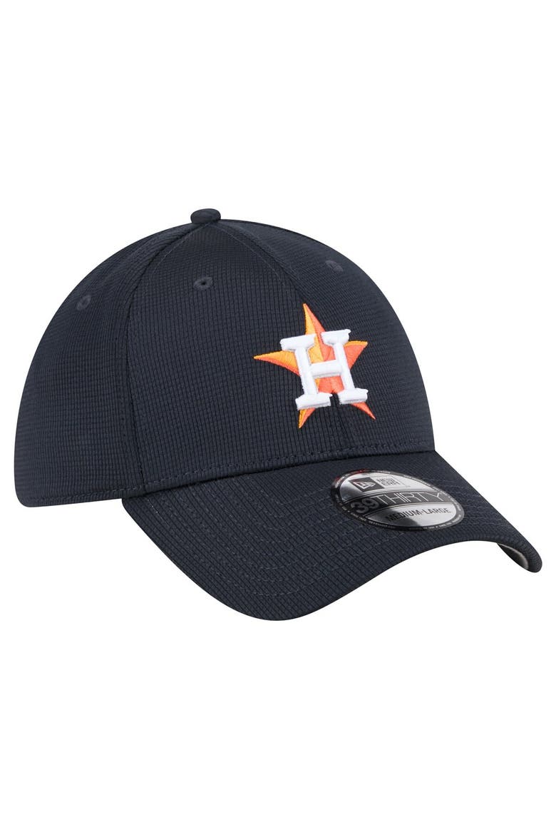 Men's New Era Navy Houston Astros Active Pivot 39THIRTY Flex Hat, Alternate, color, Navy