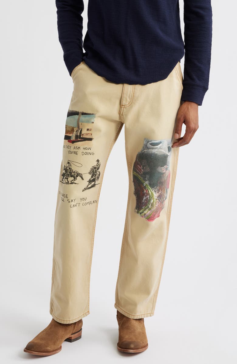 ONE OF THESE DAYS Just Like It Began Painter's Pants, Main, color, 