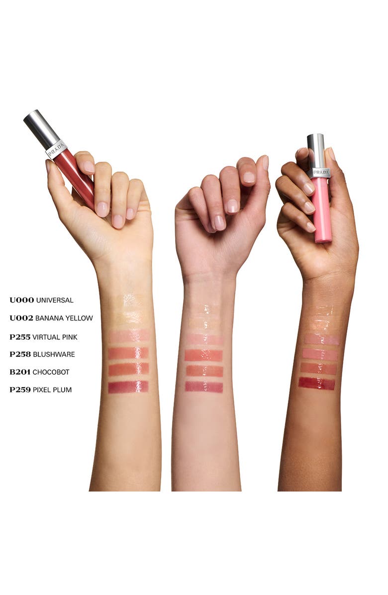 Prada Reflection Glossy Liquid Balm, Alternate, color, B201 Chocobot