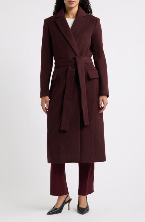 Maggie A-Line Wool Blend Coat
