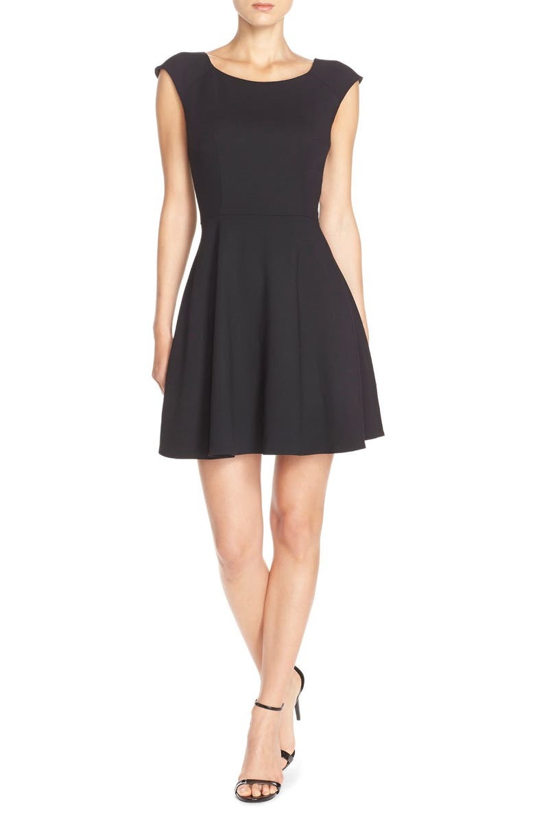 french connection whisper light fit and flare dress Whisper Long Sleeve Minidress (Women)