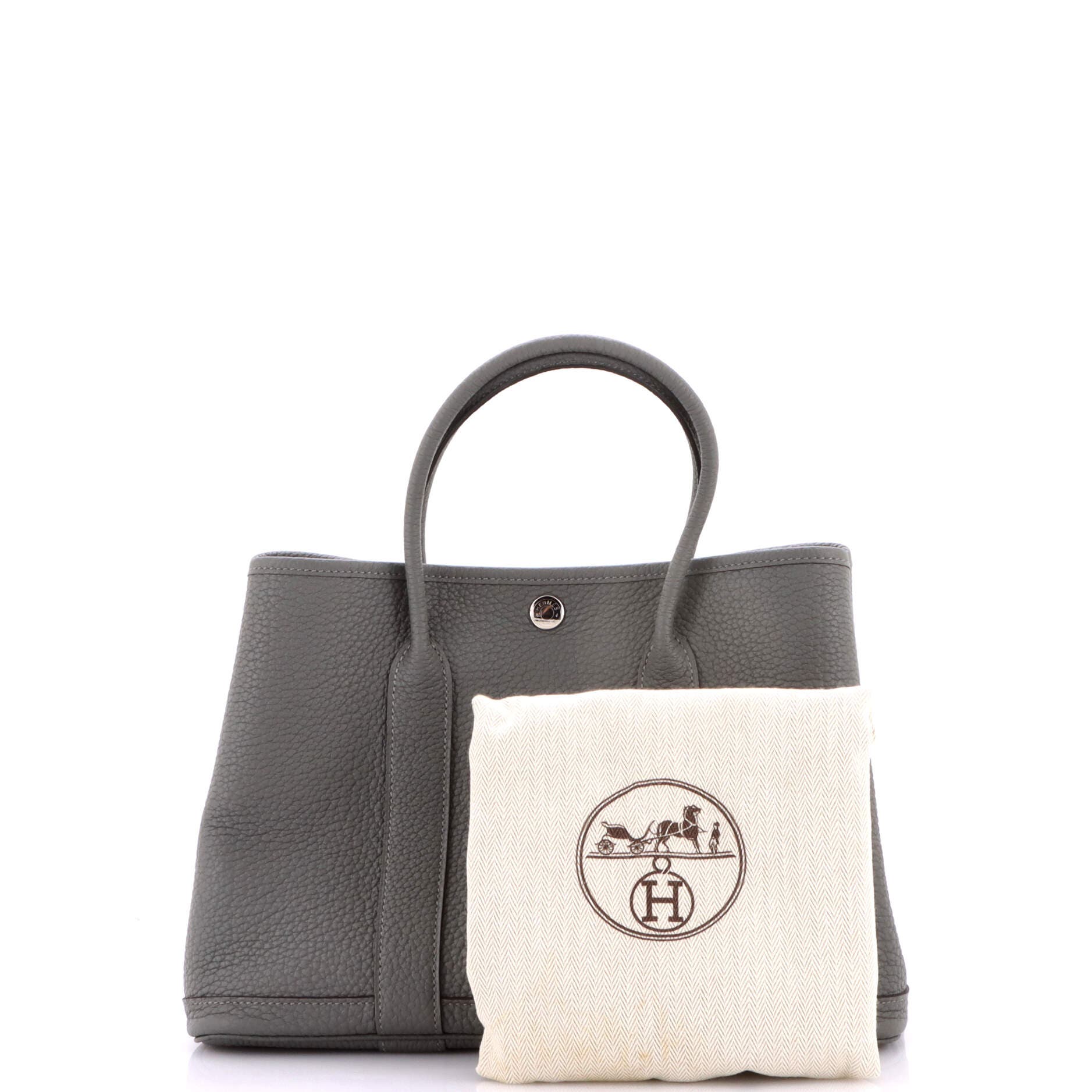 Pre-Owned Hermes Garden Party Tote Leather 30, Alternate, color, 