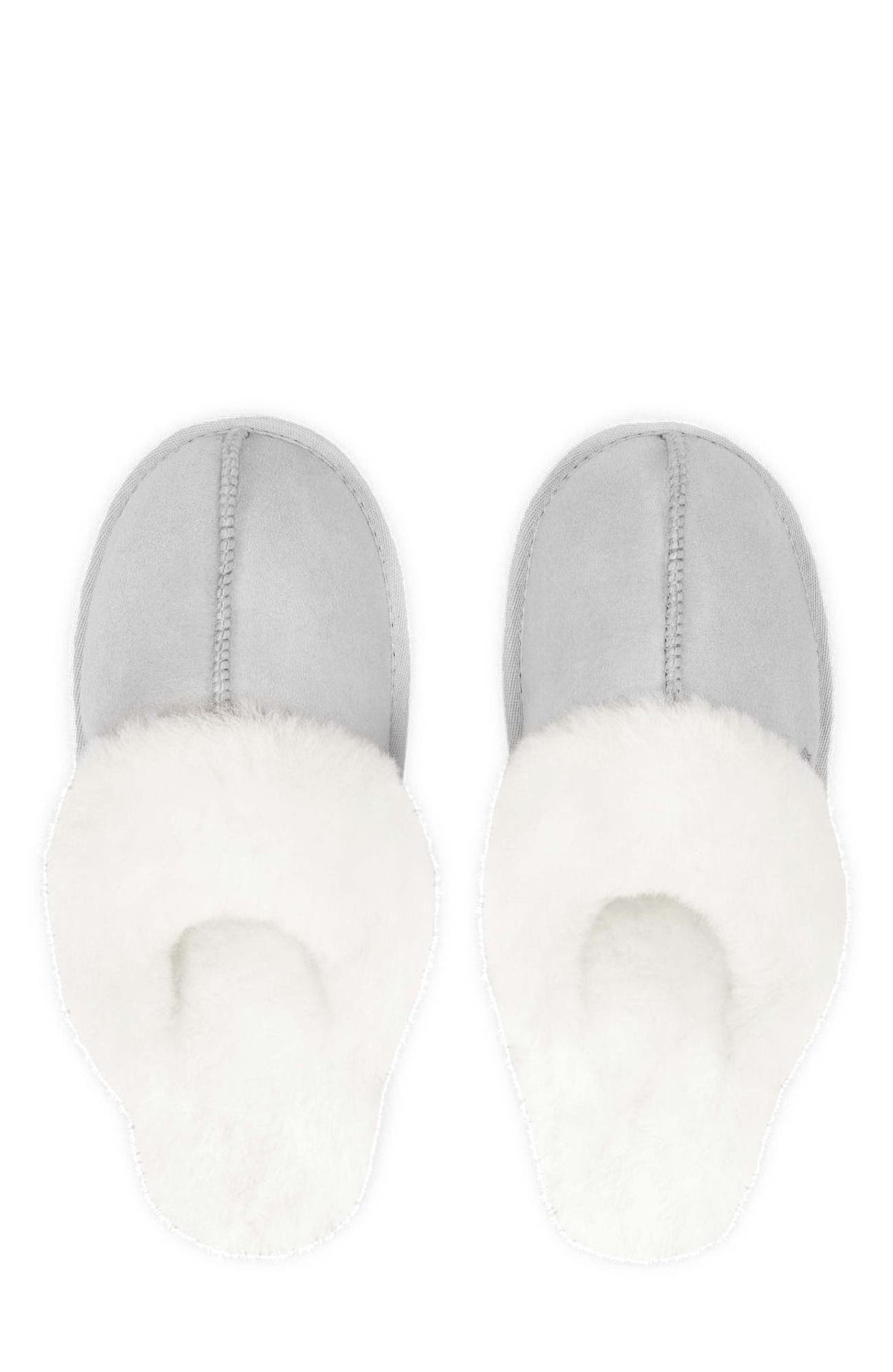 Togas Amanda Womens sheepskin slippers, Alternate, color, Grey