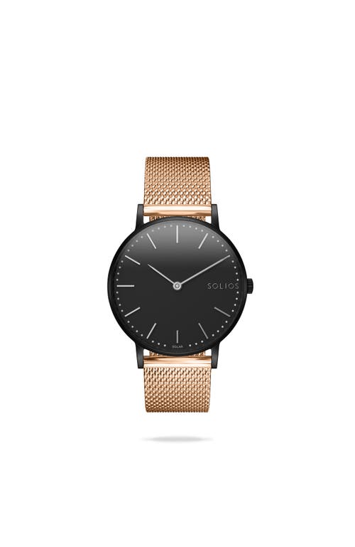 Solios Watches The Solar Classic | Black Dial