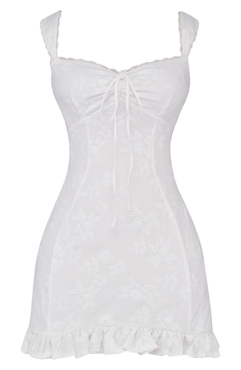 HOUSE OF CB Odessa Embroidered Dress, Alternate, color, White